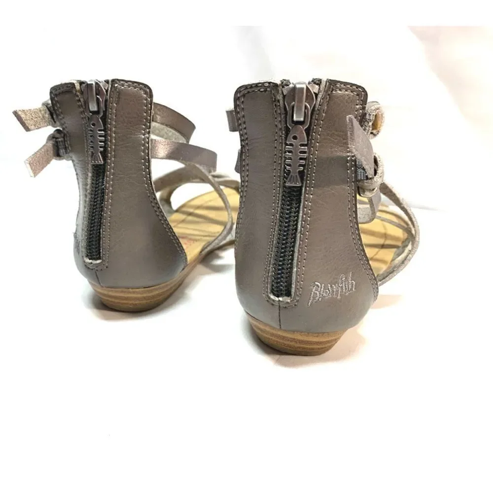 Blowfish kids size 3 Silver sandalsx